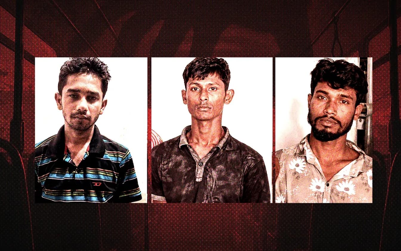 3 men including bus driver & helper arrested over attempted rape on moving bus in Ashulia